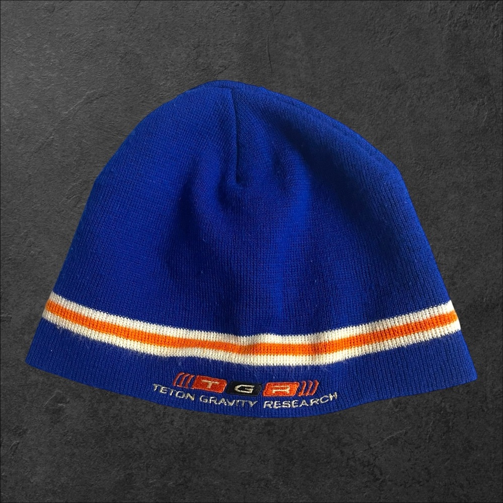 Teton Gravity Research Sports Media Multicolor Striped Beanie